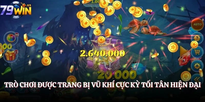 Trò chơi được trang bị vũ khí cực kỳ tối tân hiện đại